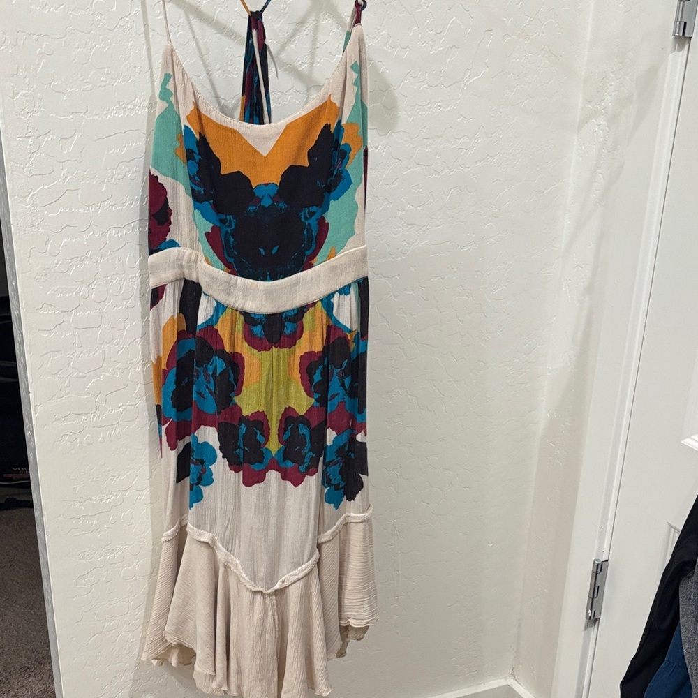 Free People High Low Dress with Floral Print